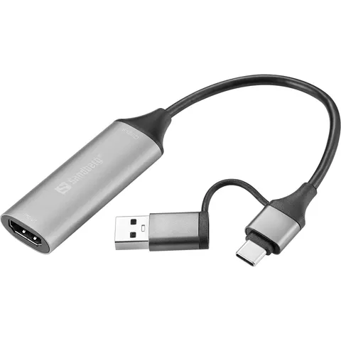 SANDBERG HDMI Capture Link to USB-C/A – Bild 1