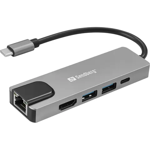SANDBERG USB-C 5in1 Travel Dock Saver – Bild 1