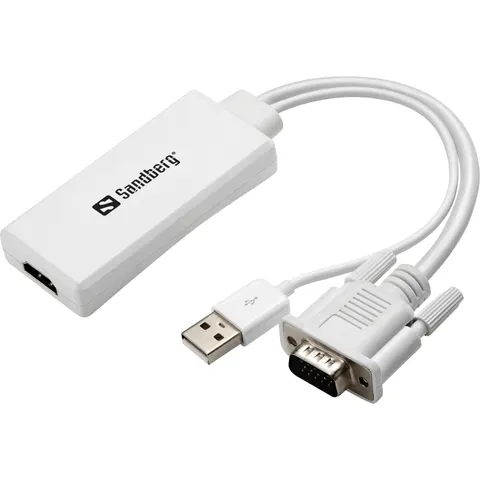 SANDBERG VGA+Audio to HDMI Converter – Bild 1