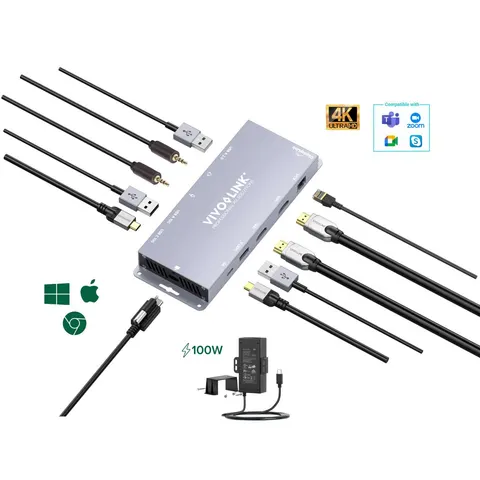 Vivolink VLUSBCHUB3 USB grafische adapter – afbeelding 1
