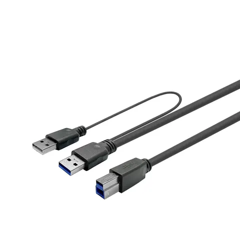 Vivolink PROUSB3AB5C-DUAL USB-kabel – afbeelding 1