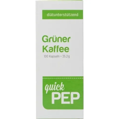 ALLPHARM Quickpep Grüner Kaffee Kapseln – Bild 1
