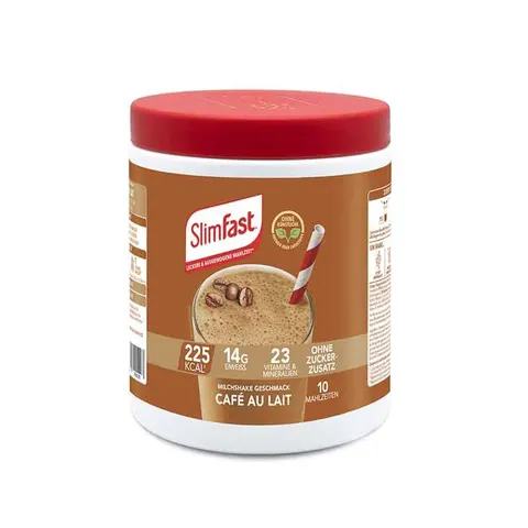 Slim Fast Pulver Cafe Au Lait – Bild 1