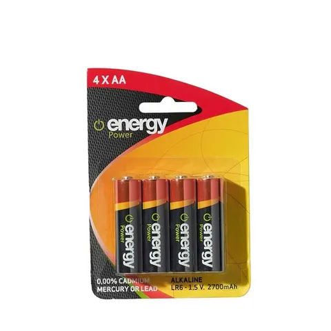Energy Power 4xAA alkalinebatterij – afbeelding 1