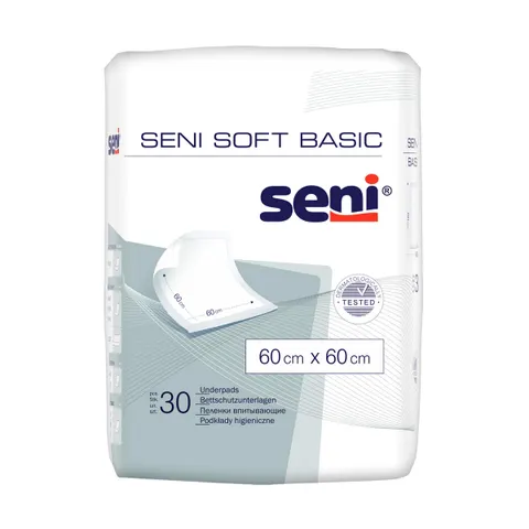 Bettschutzunterlage Seni Soft Basic, 30 Stück – weiss – 692308 – Bild 1