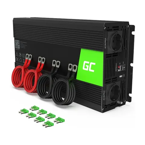 Omvormer 24V Naar 230V Zuivere Sinusgolf 2000W. – afbeelding 1