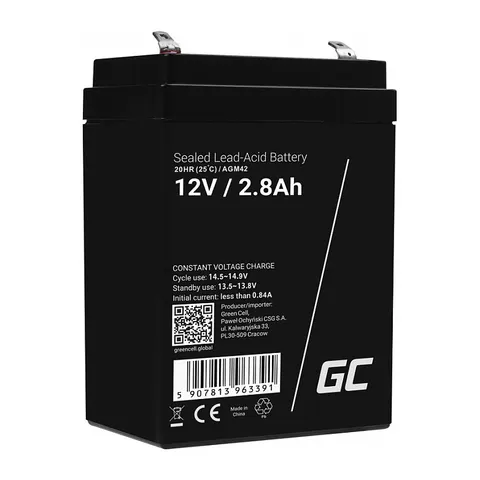 Green Cell AGM42 industrial rechargeable battery – Bild 1