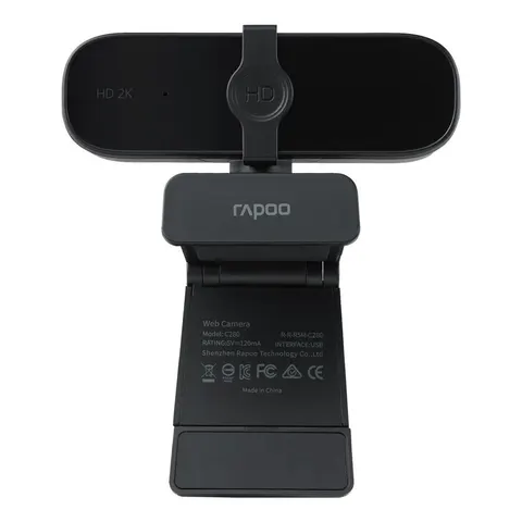 Rapoo Full HD Webcam "XW2K" 2K (4MP), Schwarz – Bild 1