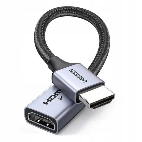 Videoadapter UGREEN HD165, HDMI - HDMI, 8K, Grau – Bild 1