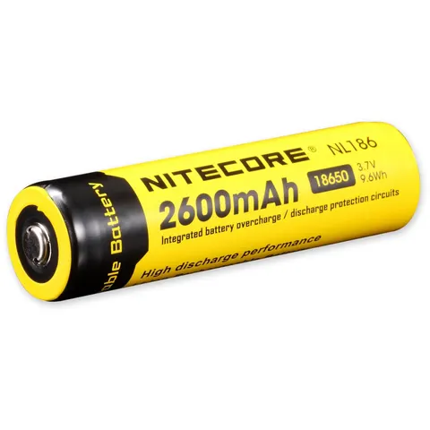 Nitecore 18650 oplaadbare batterij 2600mAh – afbeelding 1