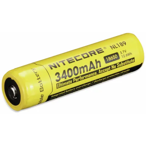 Nitecore 18650 oplaadbare batterij 3400mAh – afbeelding 1