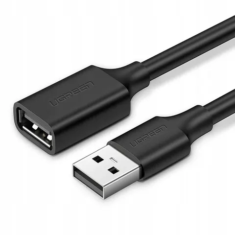 USB-Verlängerungskabel UGREEN US103, 3m, Schwarz – Bild 1