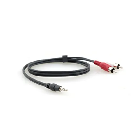 Kramer Electronics 3.5mm - 2 RCA 4.6m audio cable Black Red White – image 1
