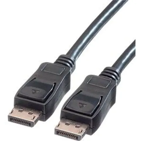 VALUE DisplayPort Kabel DP ST - ST 3m – Schwarz – Bild 1