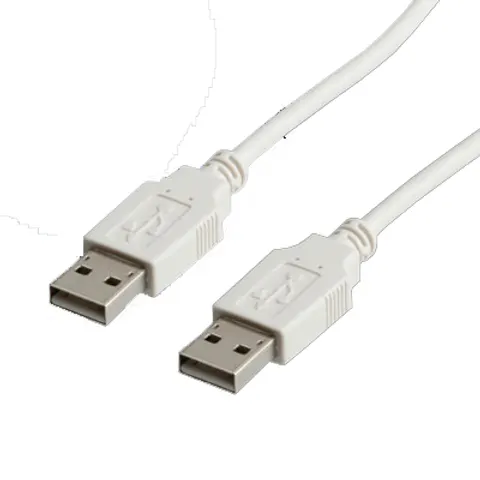 VALUE USB 2.0 Kabel, Typ A-A, weiß, 1,8 m – Bild 1