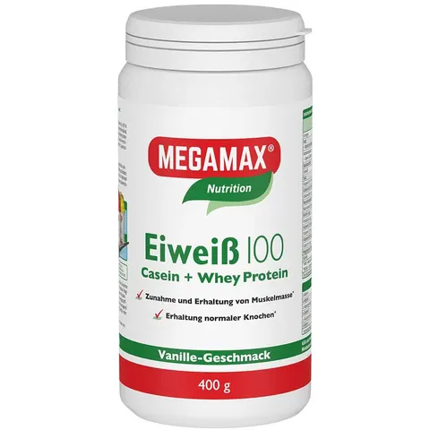 Eiweiss 100 Vanille Megamax Pulver – 310788 – Bild 1