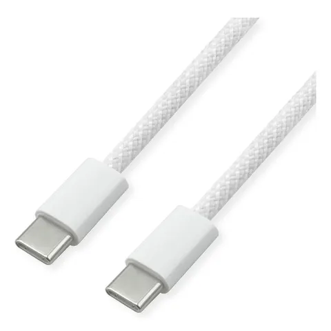 VALUE USB 2.0 Kabel, Typ C-C, ST/ST, 60W, weiß, 3 m – Bild 1