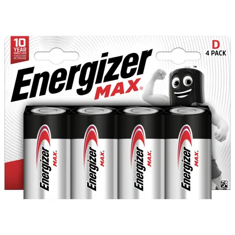 Energizer® Batterie Max® D/Mono 4 St./Pack. – Bild 1