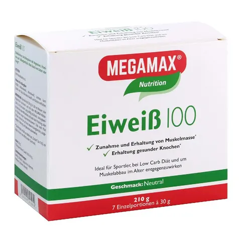 Eiweiss 100 Neutral Megamax Pulver – 313406 – Bild 1