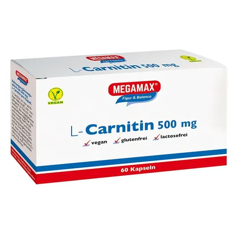 Megamax L Carnitin 500 mg Kapseln – Bild 1