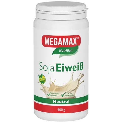 Megamax Soja Eiweiss neutral Pulver – Bild 1
