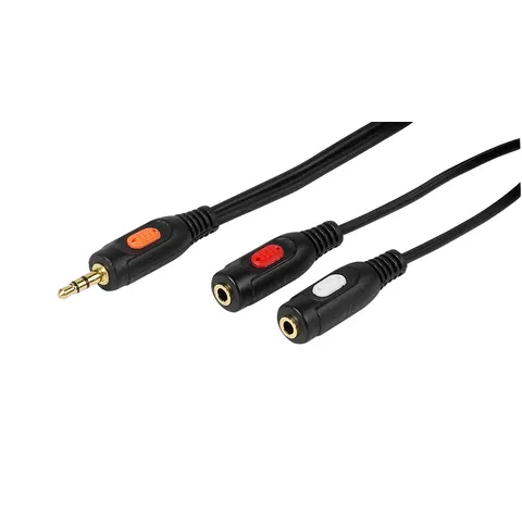 Y-Adapter Klinke, stereo, 0,2m (46051) – 504006 – Bild 1