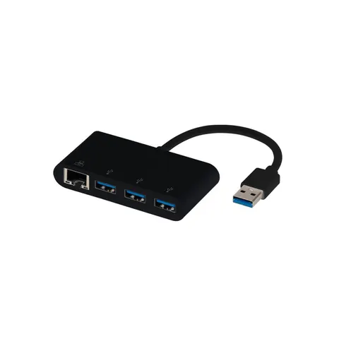 USB Type-A Netzwerk Adapter + HUB (39638) – 514524 – Bild 1