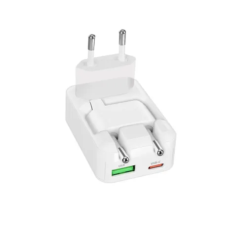 Flexi-Wandladegerät 30 W mit Klappstecker – Bild 1