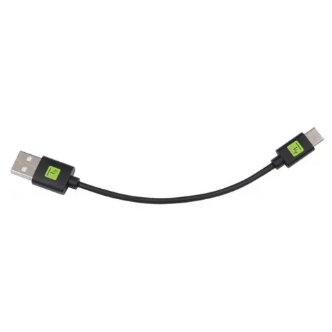 USB2.0 Kabel Stecker Typ-A - Stecker USB, Typ-C Schwarz 0,1 m – Bild 1