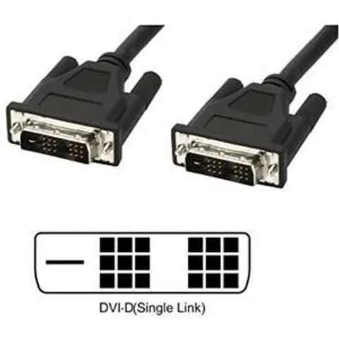 Techly DVI-Kabel - Single Link - DVI-D (M) – Bild 1
