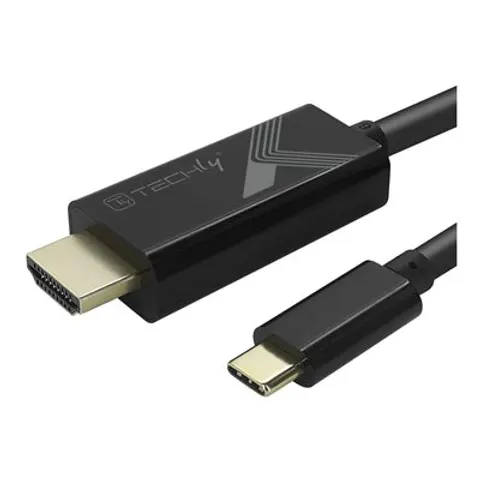 TECHLY Adapter Kabel USB-C M auf HDMI M – Bild 1