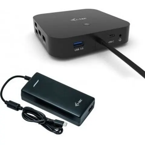 I-TEC USB-C Dual Display Docking Station – Schwarz – Bild 1