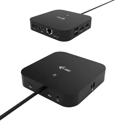 I-TEC USB-C Dual Display Docking Station – Schwarz – C31HDMIDPDOCKPD – Bild 1