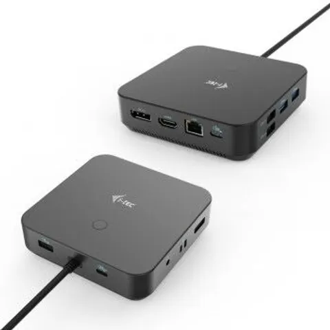 I-TEC USB-C HDMI Dual DP Docking Station – Schwarz – Bild 1
