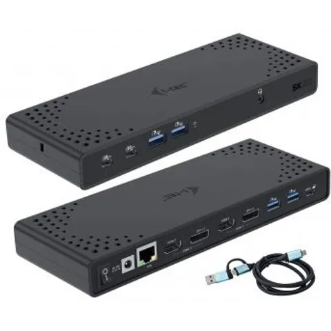 I-TEC USB3.0/USB-C/Thunderbolt DualDS+PD – Schwarz – Bild 1