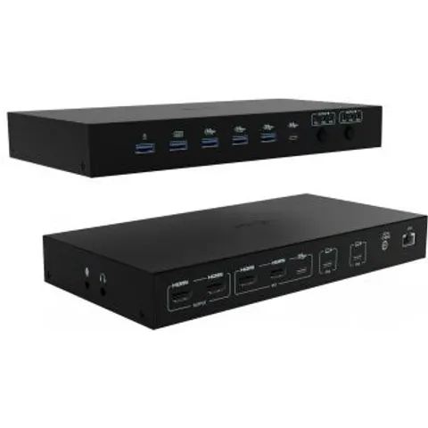 I-TEC USB-C KVM DS for 3 Hosts – Schwarz – Bild 1