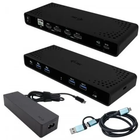 I-TEC Uni Dual 4K Disp Docking Station – Schwarz – 707179 – Bild 1