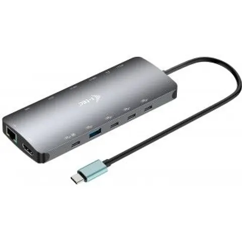 I-TEC USB-C Metal Nano Dock 3xDisplay+PD – Grau – 707254 – Bild 1