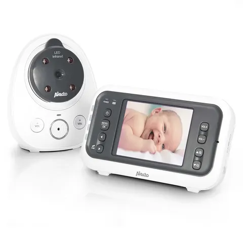 Alecto DVM-77 - Babyfoon met camera - Temperatuurweergave - Wit – afbeelding 1