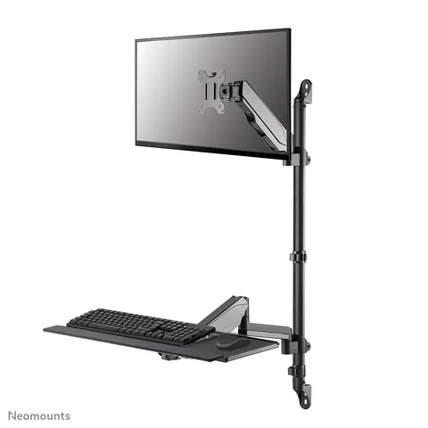 NEOMOUNTS wall mounted sit-stand – Schwarz – Bild 1