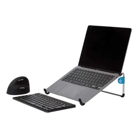 R-Go Laptopständer 10"-22" Max.5KG Steel Basic silber – Bild 1