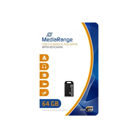 MediaRange Nano - USB-stick - 64 GB – afbeelding 1