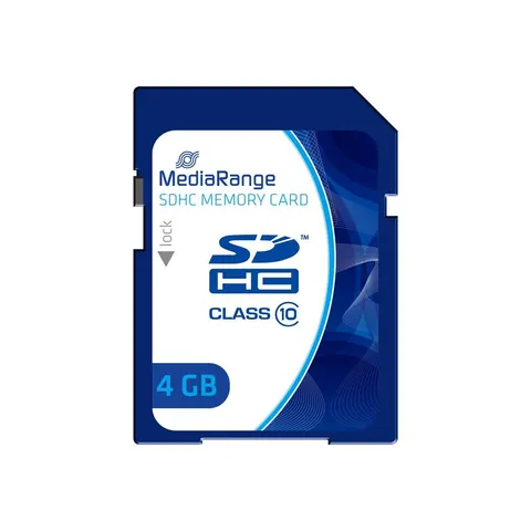 MR 961 - SDHC-Card 4GB - MediaRange Class 10 – image 1