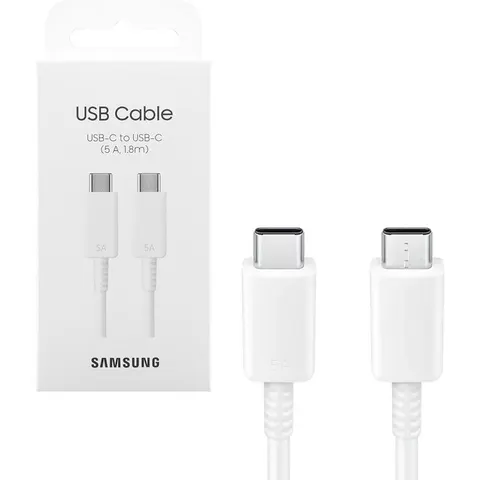 Samsung USB-C naar USB-C kabel - 1,8 m - Wit – afbeelding 1