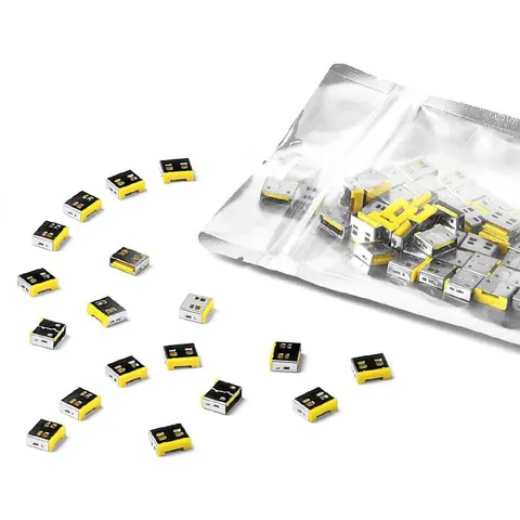 SmartKeeper Basic "USB-A Port" Blocker gelb 100 Stk. – Bild 1