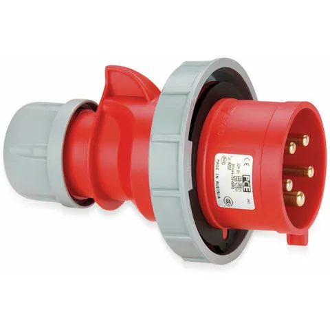 PCE CEE-Stecker Shark, 16A, 5-polig, 400 V, IP67 – Bild 1