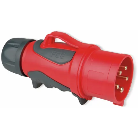 PCE CEE-Stecker mit Phasenwender GRIP, 32 A, 5-polig – Bild 1