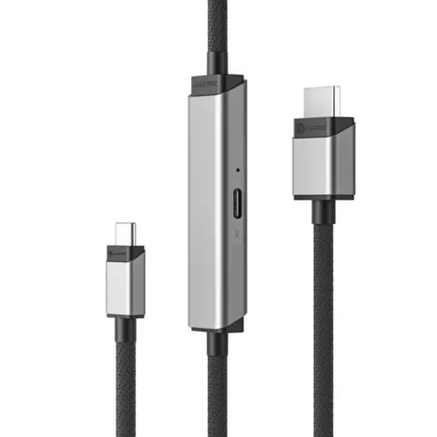 ALOGIC ULCHDPD01-SGR video cable adapter 1 m USB Type-C HDMI + USB Sil – image 1