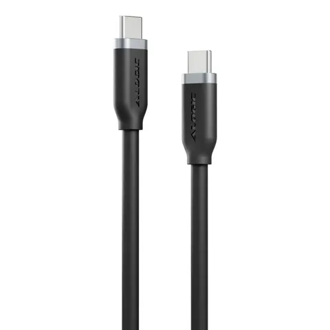 Alogic USB C Adapterkabel Elements Typ C 5A/240W 2m schwarz – Bild 1