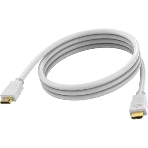 Vision Techconnect 2m White HDMI cable - Kabel - Digital/Display/Video – Bild 1